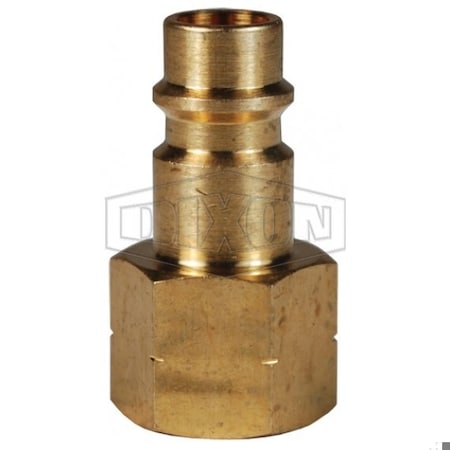 Dixon CJ Series High Flow Female Quick Disconnect Pneumatic Plug, 1/2-14 Nominal, Quick Disconnect Plug x CJ3F4-B